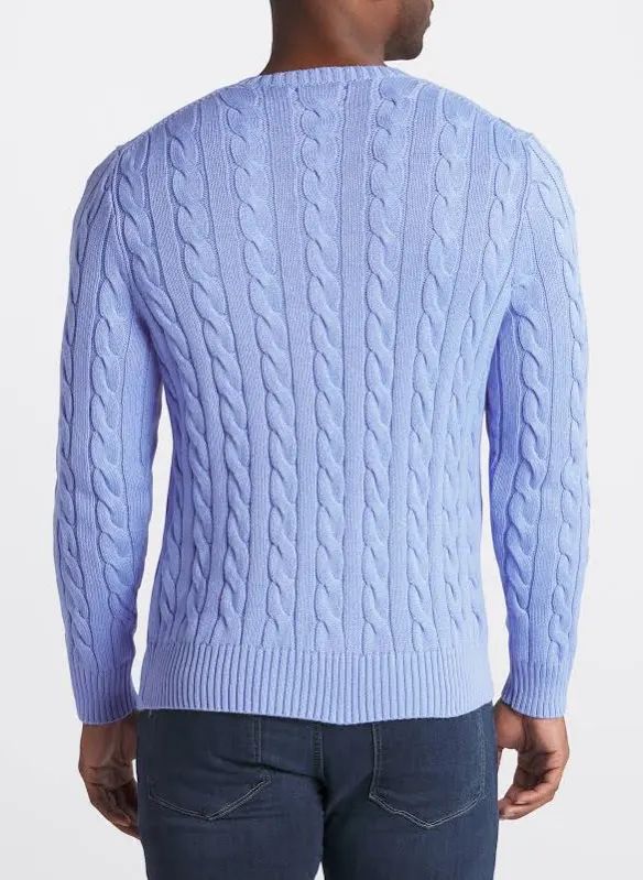 POLO Ralph Lauren Men's Cable-Knit Cotten Jumper